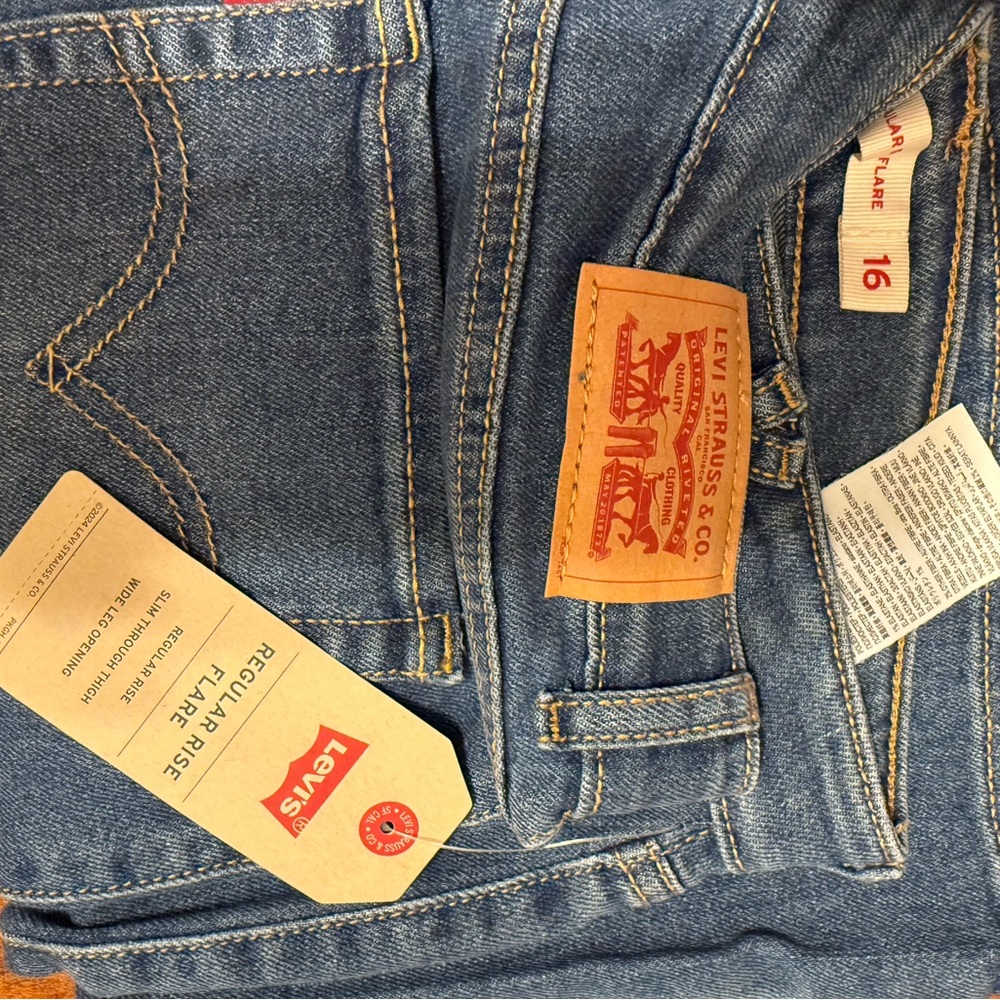 Levi's Classic Blue Jeans with Flare